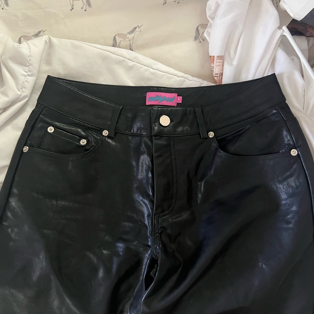 Edikted Leather Pants